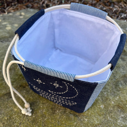 vue de l'intérieur doublé du sac japonais